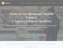 Tablet Screenshot of falkonry.com